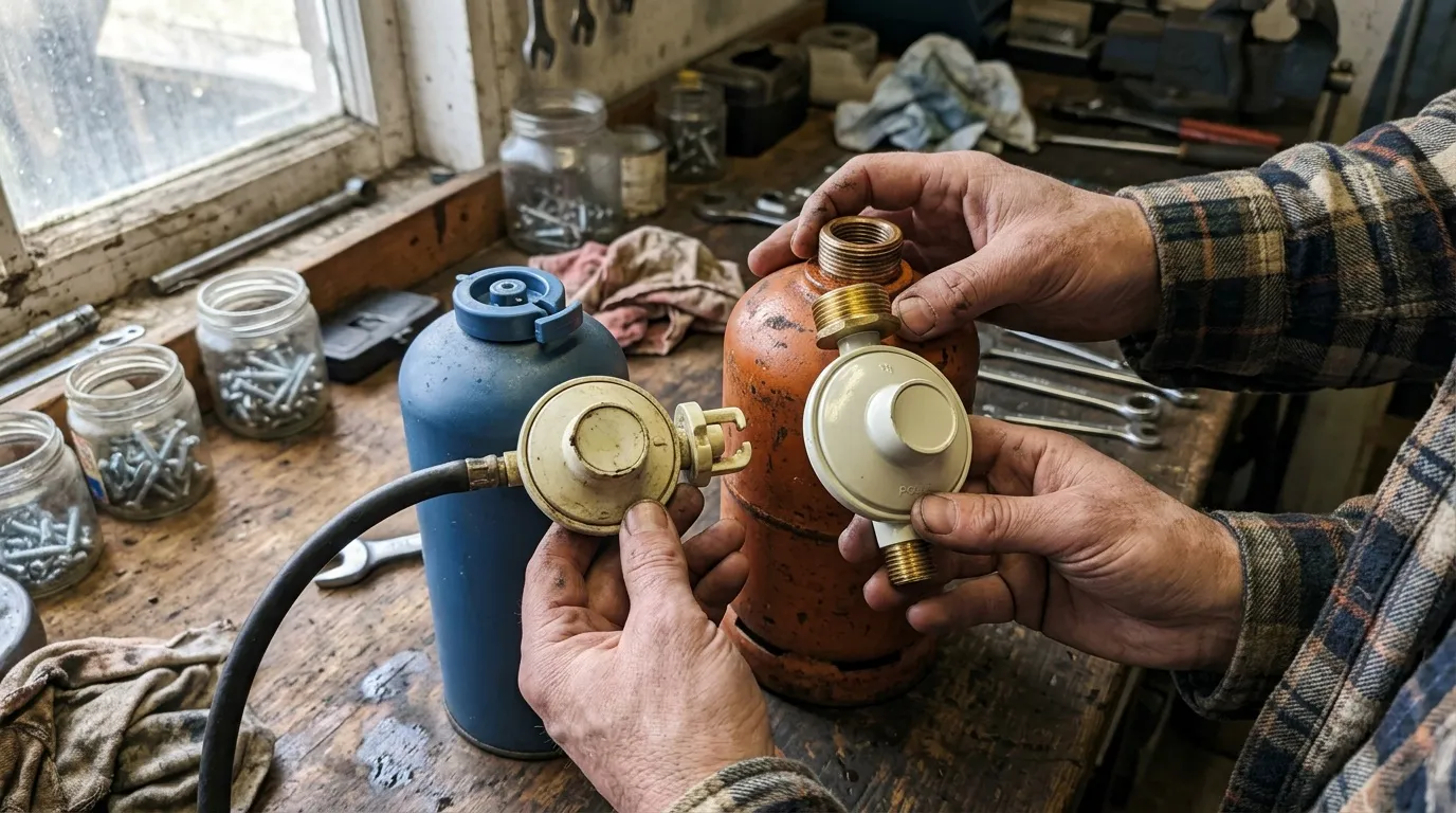 Débrancher une bouteille de gaz : guide sécurisé